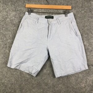Rodd & Gunn Custom Fit Shorts Men's Size 30 Blue Striped Preppy Golf Casual